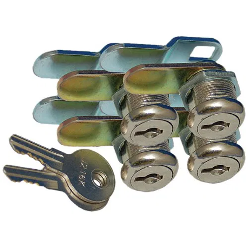 18-3310 – PRIME PRODCT Lock Cylinder, For Baggage Doors Standard Key Cam Lock 5/8 Inch Length Round Face Chrome Plate...